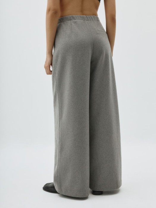 широкие брюки с содержанием шерсти по цене 4299 руб вид справа