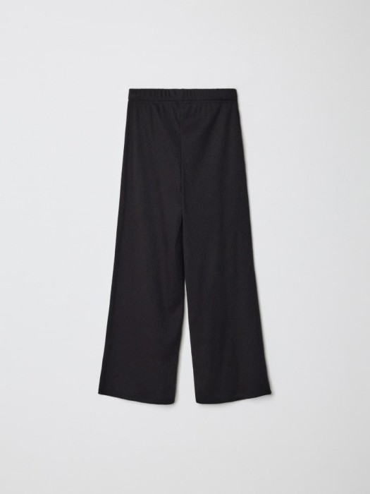 широкие брюки в рубчик для девочек по цене 1299 руб вид справа