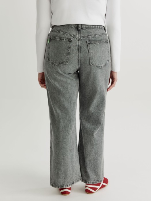 широкие джинсы 411 из органического хлопка повседневного стиля с лицевой стороны