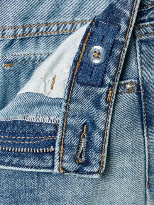 широкие джинсы для девочек из россии вид сбоку