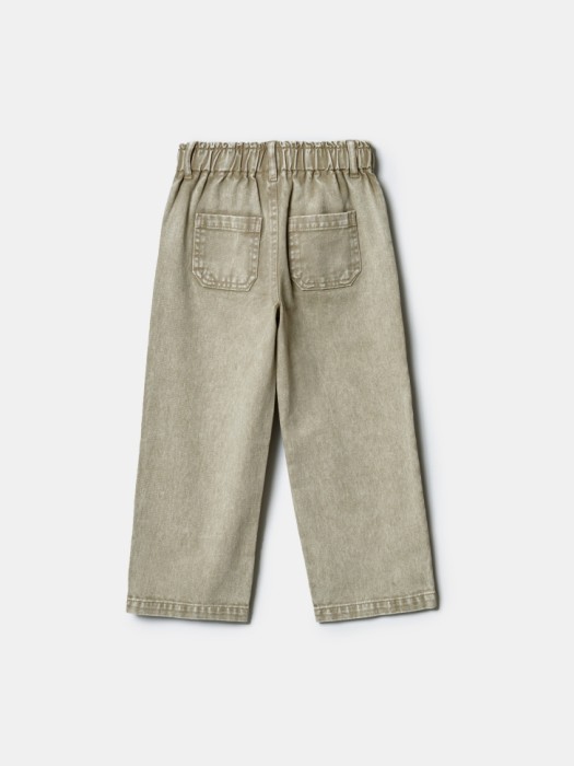 широкие джинсы на резинке для девочек по цене 2299 руб вид справа