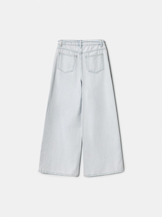 широкие джинсы со шнурком для девочек по цене 2799 руб вид справа