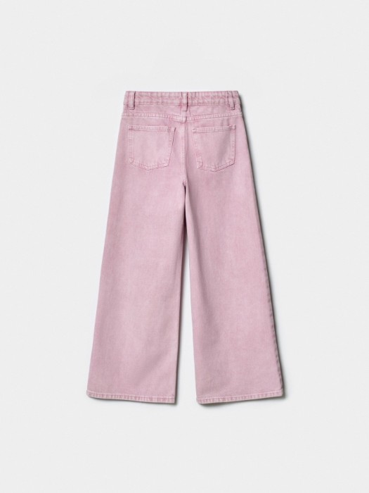 широкие джинсы со стразами для девочек по цене 3299 руб вид справа