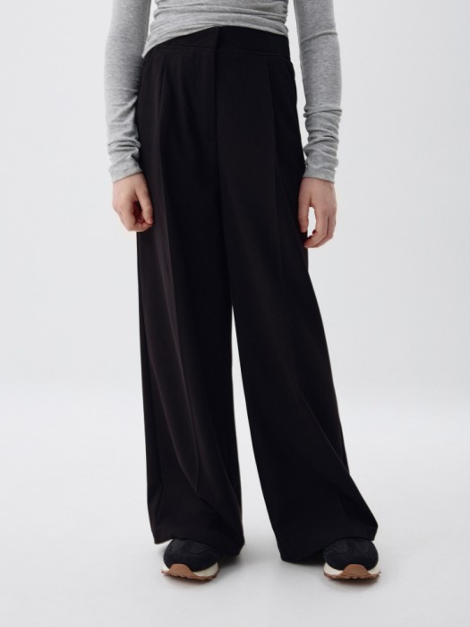 широкие костюмные брюки для девочек 4680704896640 фотография