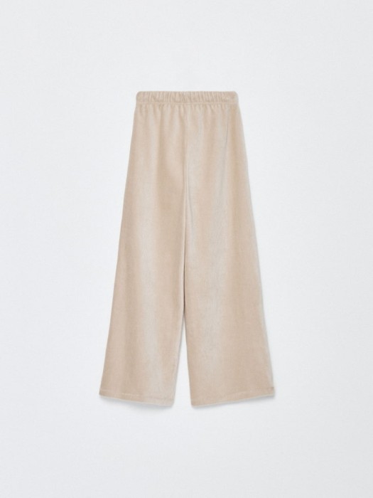 широкие вельветовые брюки для девочек от бренда sela вид слева