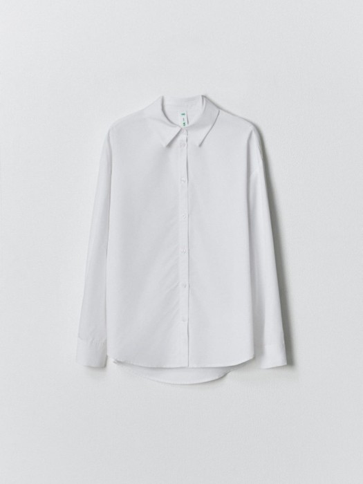 школьная рубашка оверсайз для девочек из россии вид сбоку