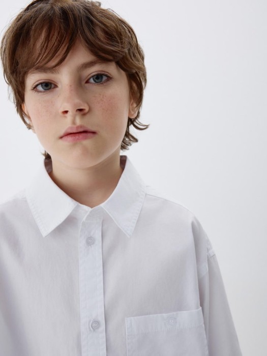 школьная рубашка с отстегивающимися рукавами для мальчиков по цене 1799 руб вид справа
