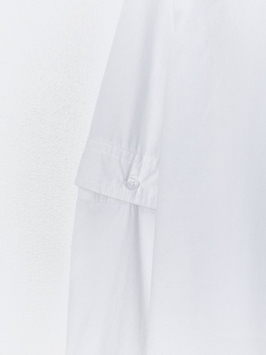 школьная рубашка с отстегивающимися рукавами для мальчиков из хлопка спереди