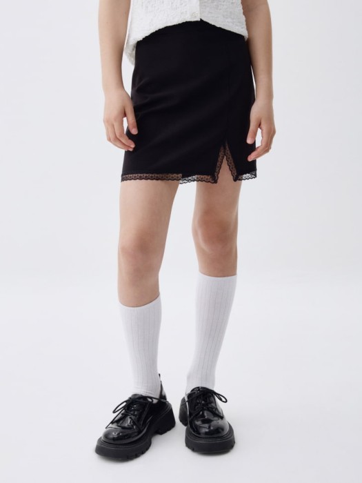 школьная юбка с кружевом для девочек 4680798446929 фотография