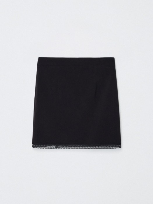 школьная юбка с кружевом для девочек из россии вид сбоку