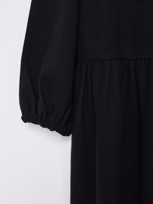 школьное платье с нарядным воротником для девочек для детского возраста с изнаночной стороны