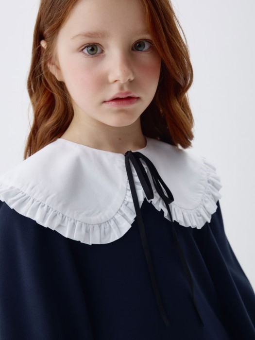 школьное платье с нарядным воротником для девочек по цене 1799 руб вид справа