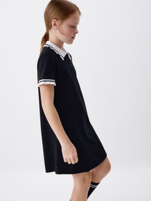 школьное платье с воротником для девочек по цене 1599 руб вид справа