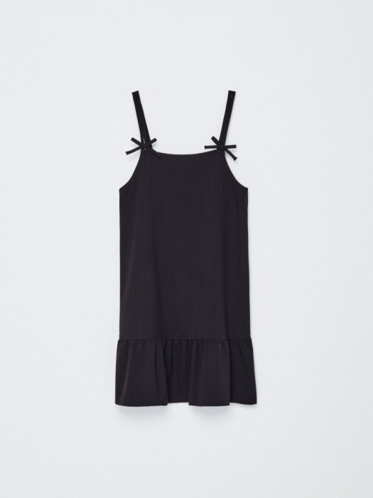 школьный сарафан с бантиками для девочек из россии вид сбоку