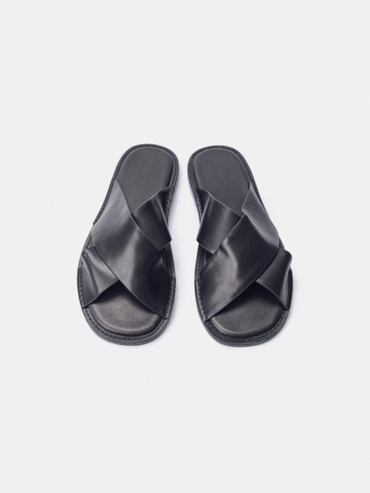 шлепки из натуральной кожи по цене 4999 руб вид справа