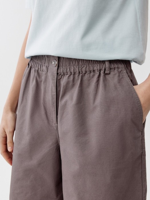 шорты-бермуды с высокой посадкой из россии вид сбоку