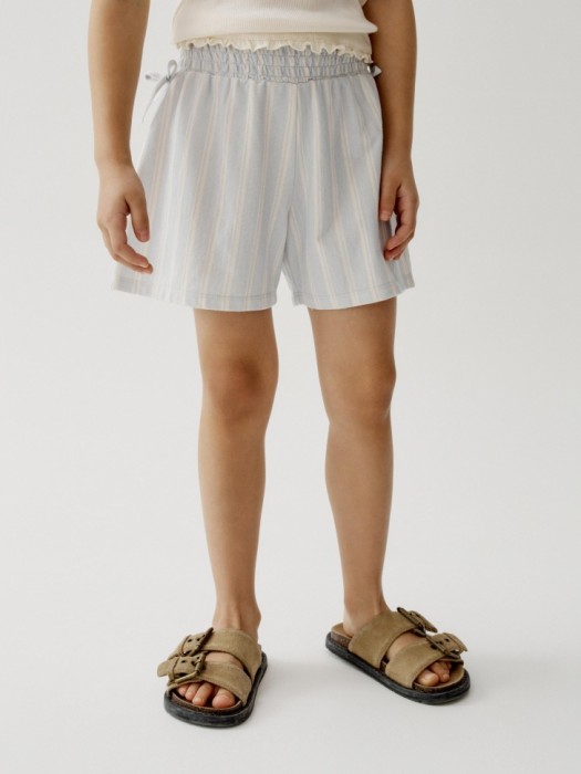 шорты из хлопка в полоску для девочек 4680704962048 фотография