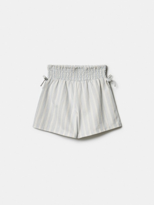 шорты из хлопка в полоску для девочек по цене 1499 руб вид справа
