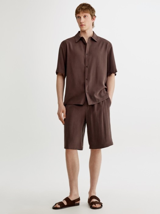 шорты прямого кроя из твила 4610517888808 фотография