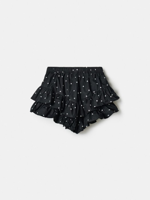 шорты с оборками для девочек из россии вид сбоку