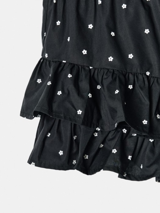 шорты с оборками для девочек из хлопка спереди