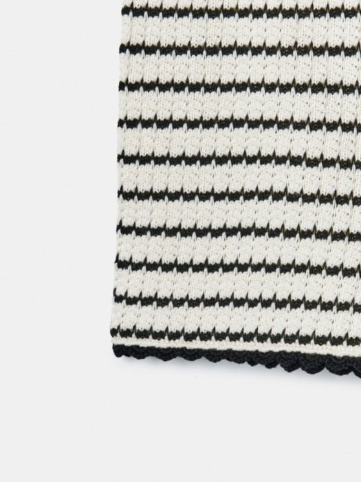 шорты в полоску из ажурного трикотажа для девочек из россии вид сбоку