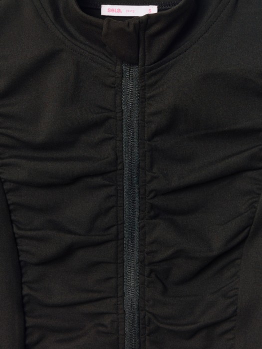 спортивная толстовка на молнии из линейки  young из проверенных материалов спереди