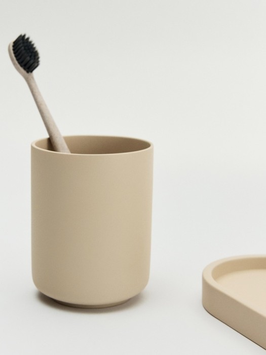стакан для зубных щеток от бренда sela вид слева