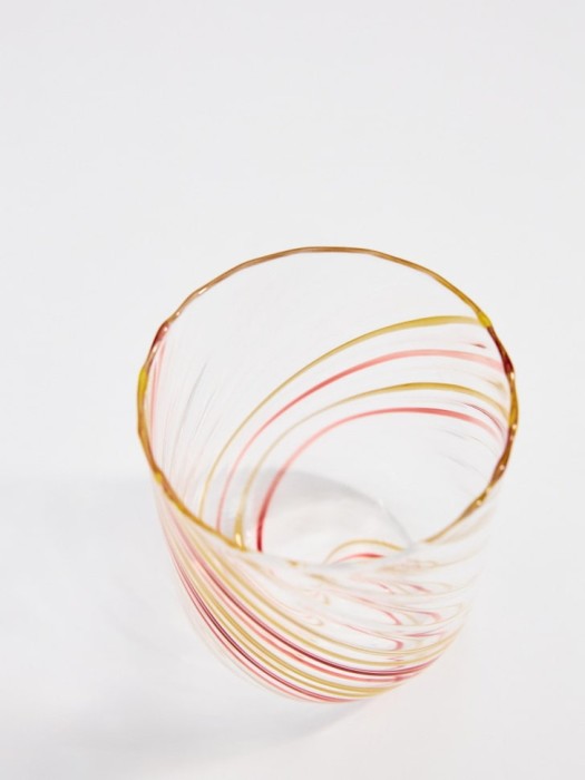 стакан из стекла с рельефным узором по цене 899 руб вид справа