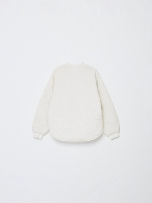 стеганая куртка для девочек от бренда sela вид слева