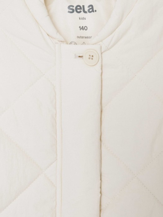 стеганая куртка для девочек по цене 1899 руб вид справа