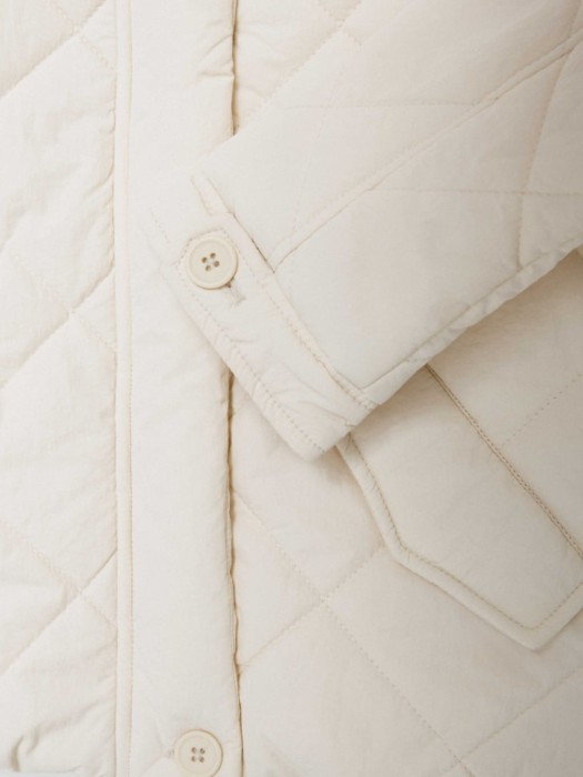 стеганая куртка для девочек из россии вид сбоку