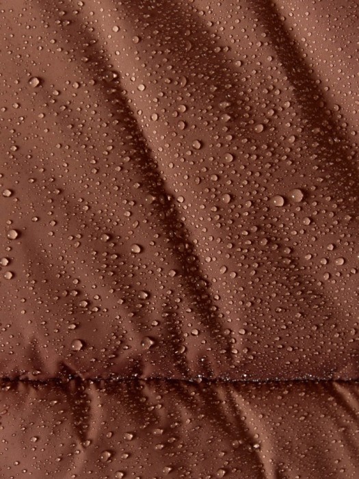 стеганая куртка с ушками на капюшоне для девочек из россии вид сбоку