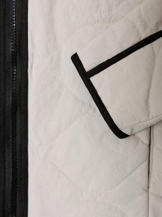 стеганая куртка с вышивкой для мальчиков универсального стиля с лицевой стороны