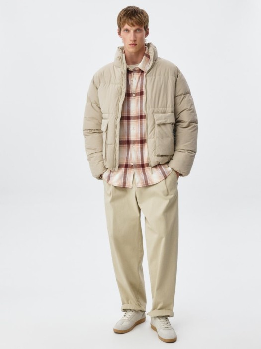 стеганая утепленная куртка оверсайз по цене 4999 руб вид справа