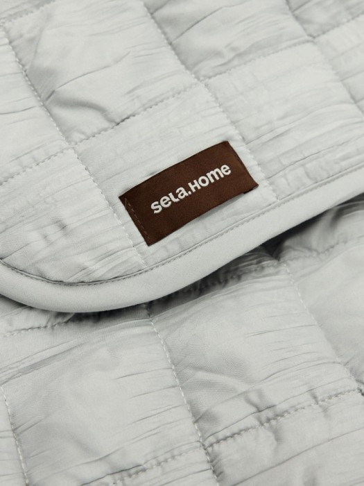 стеганое покрывало 240х220 см от бренда sela вид слева