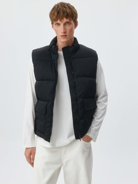 стеганый жилет из твила 4680704726503 фотография