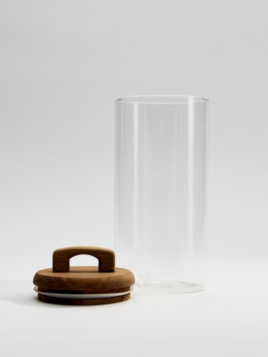 стеклянный контейнер для хранения продуктов по цене 899 руб вид справа