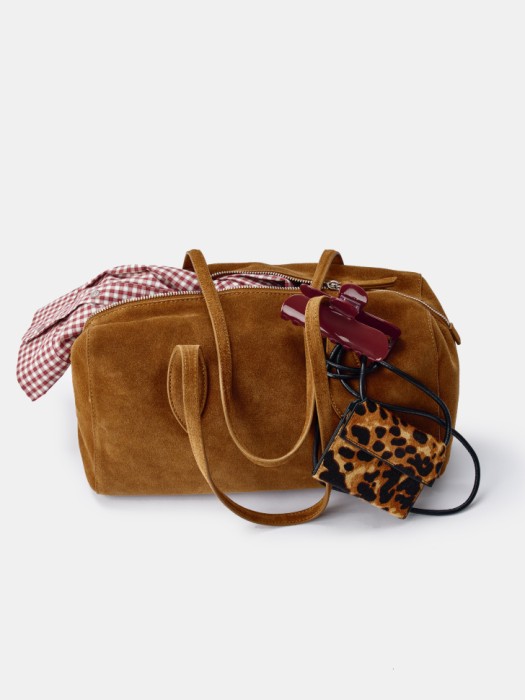 сумка из натуральной замши премиум качества из россии вид сбоку