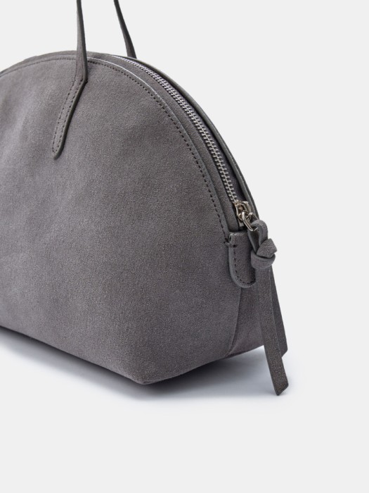 сумка из натуральной замши премиум качества из россии вид сбоку