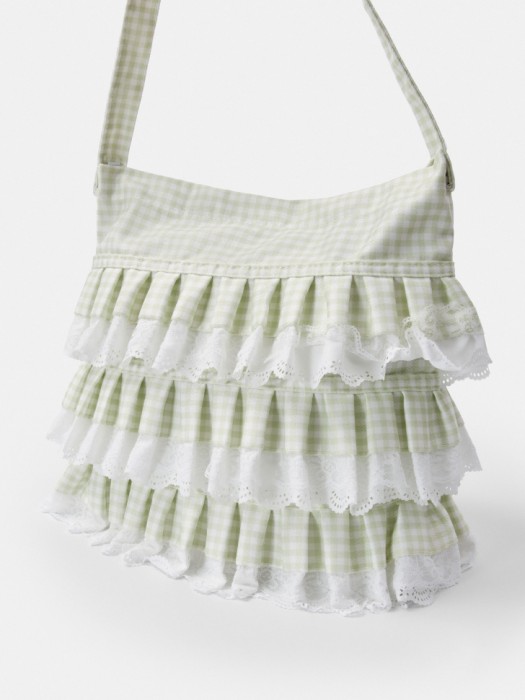 сумка-шопер с оборками для девочек по цене 1999 руб вид справа