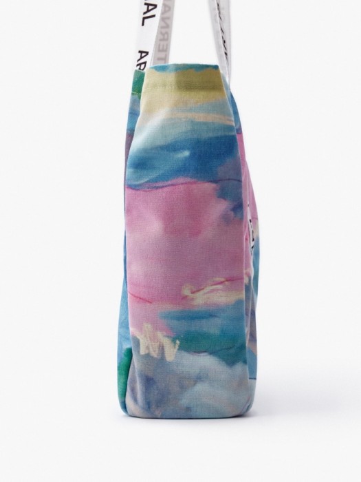 сумка-шоппер с принтом из коллекции art people с адель левитовой по цене 2599 руб вид справа