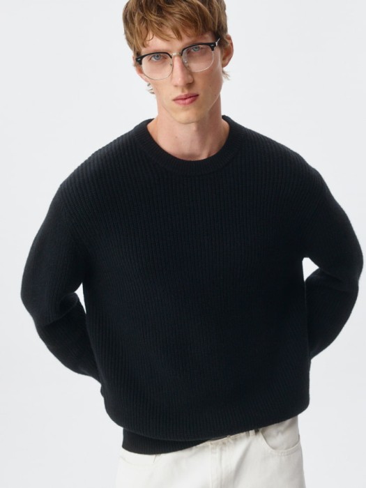 свитер regular fit из смесовой шерсти 4680798591179 фотография