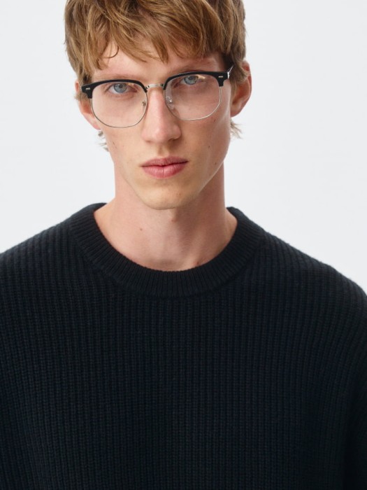 свитер regular fit из смесовой шерсти из россии вид сбоку