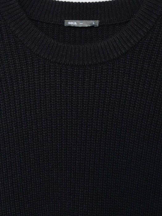 свитер regular fit из смесовой шерсти из шерсти спереди