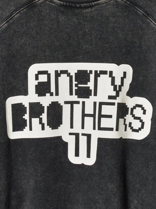 свитшот для мальчиков из коллекции art people с angry brothers 11 из хлопка спереди