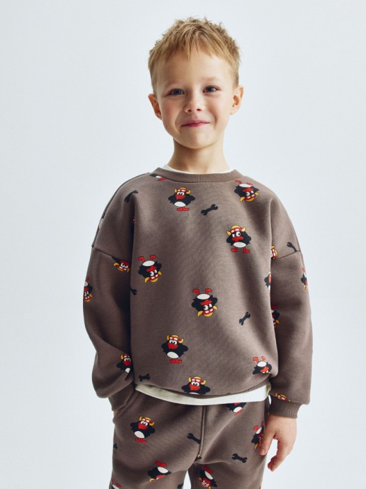 свитшот для мальчиков с принтом  x смешарики 4610517192219 фотография