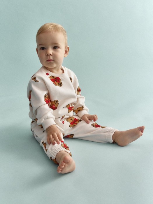 свитшот из футера с начесом для малышей 4680798570228 фотография