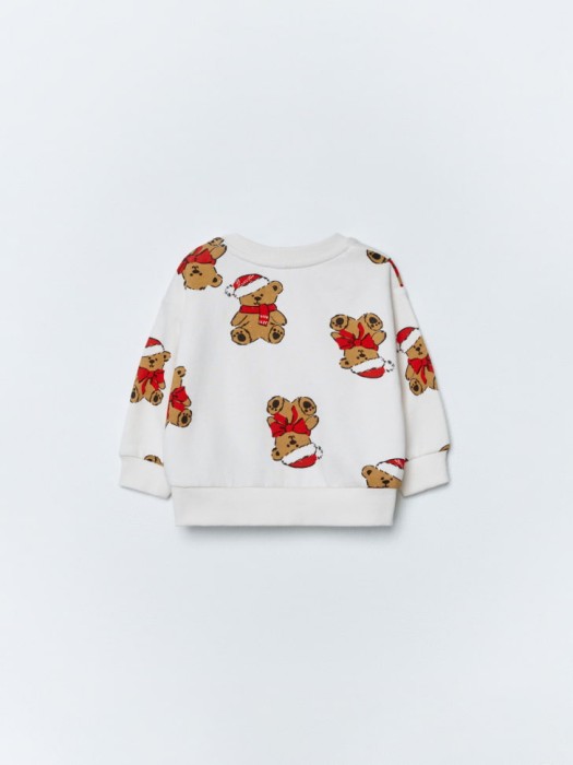 свитшот из футера с начесом для малышей по цене 999 руб вид справа