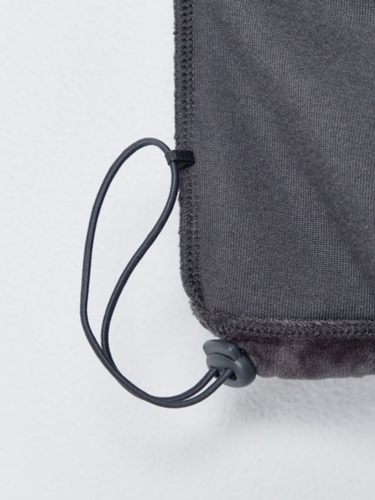 свитшот из велюра с вышивкой для девочек из льна спереди